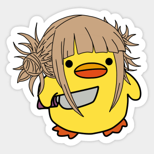 Toga, Duck with knife! Sticker